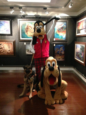 Tanker with the Disney dogs